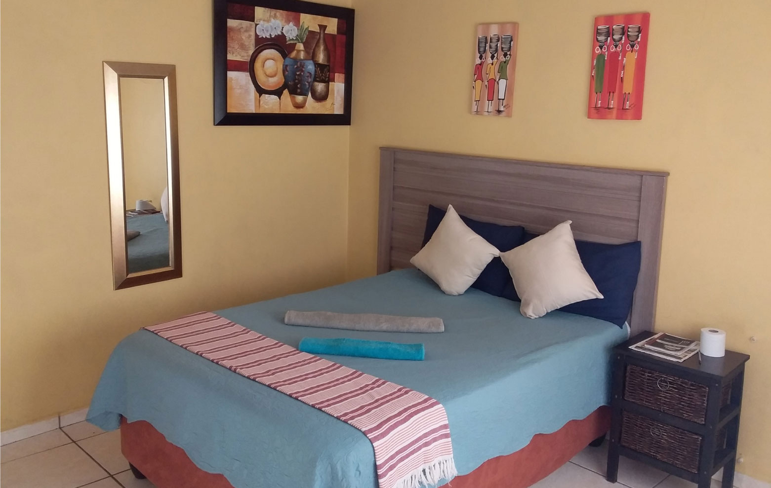 Comfortable guest room with modern amenities